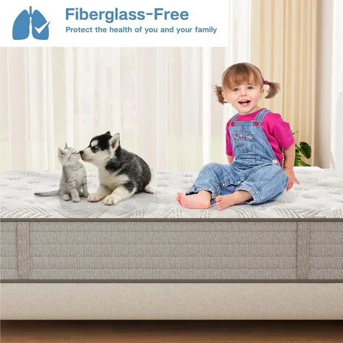 Miniatura 8 de Colchón individual de 8 pulgadas, espuma viscoelástica refrescante de gel, cama tamaño individual en una caja, sensación firme media para alivio