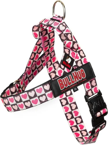 Miniatura 20 de BULLHUG Arnés ajustable para perro, sin tirones, sin estrangulamiento, para bulldogs ingleses, bulldogs franceses, pugs y razas de pecho ancho