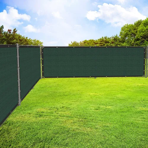 Miniatura 8 de ECOOPTS 4'x12' Pantalla de valla de privacidad con ojales de cobre, apta para vallas comerciales y jardines residenciales al aire libre, bloquea