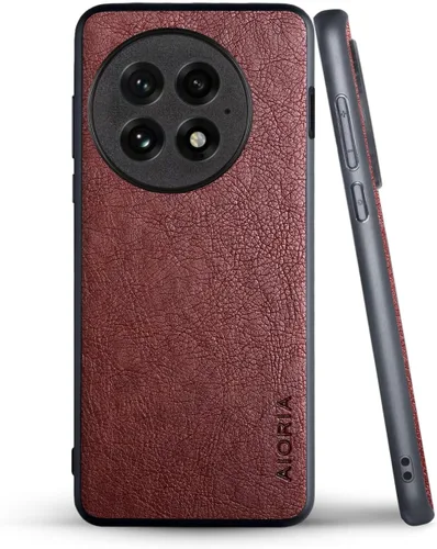 Miniatura 38 de AIORIA Funda para Oneplus Nord 3, pantalla de 6.74 pulgadas, funda de piel sintética de alta calidad, diseño retro de negocios, funda protectora