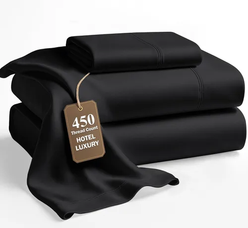 Miniatura 35 de LANE LINEN - Sábanas tamaño Split King para cama ajustable, 450 hilos, 100% algodón, 2 sábanas bajeras individuales XL, con bolsillo profundo, 05