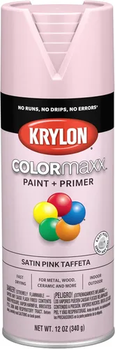Miniatura 80 de Krylon K05599007 COLORmaxx Pintura en aerosol y base para uso en interiores y exteriores, color gris brillante para maquinaria, 12 onzas