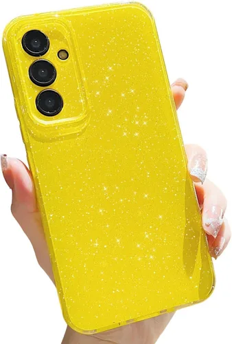 Miniatura 87 de MINSCOSE Compatible con Samsung Galaxy S22 Plus Case, Bonito Color Neón Brillante, con Purpurina Brillante Delgada Resistente a Golpes de Silicona