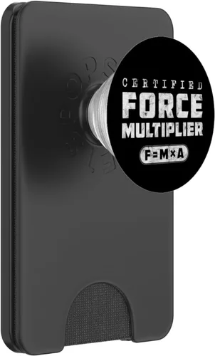 Miniatura 7 de Multiplicador de fuerza certificado Victory Tactics ciencia militar PopSockets estándar PopGrip