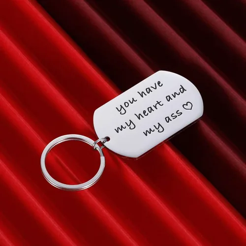 Miniatura 4 de Llavero de regalo para el día de San Valentín para esposo, novio, aniversario, regalo de cumpleaños, para parejas, llaveros, mujeres, hombres