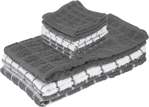 Miniatura 28 de Ritz Juego de paños de cocina a cuadros: altamente absorbente y súper suave - 100% algodón, paños de limpieza de cocina duraderos para limpiar mesas