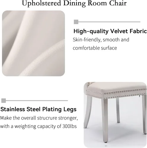 Miniatura 9 de Juego de mesa de comedor de mármol sintético blanco para 6 personas, juego de mesa de comedor extensible de 7 piezas de 63 a 78.74 pulgadas con 6