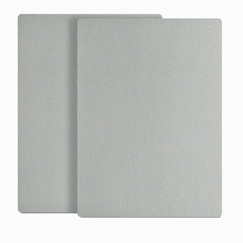 ILOFRI Parche de reparación de cuero de 8 x 11 pulgadas, 2 piezas, kit de reparación de vinilo y cuero autoadhesivo duradero para sofá, asientos de