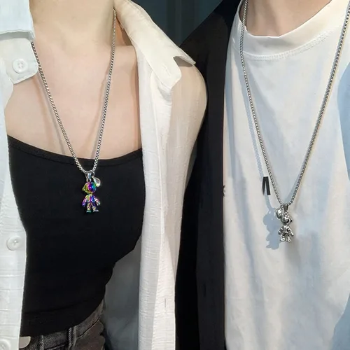 Miniatura 4 de Collares de astronauta, collares de regalo para el día de San Valentín, collares magnéticos para parejas, astronautas, parejas, atrayendo cada 2