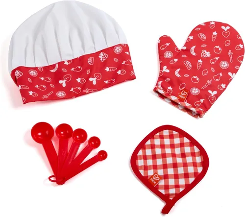 Miniatura 5 de Hape Chef Pack Juego de disfraz de chef con accesorios de cocina para niños
