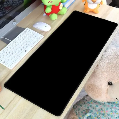 Miniatura 5 de Mouse pad grande para juegos con base antideslizante, tamaño XXL extendido, pesado, cómodo, plegable para computadora de escritorio, laptop, Negro-2