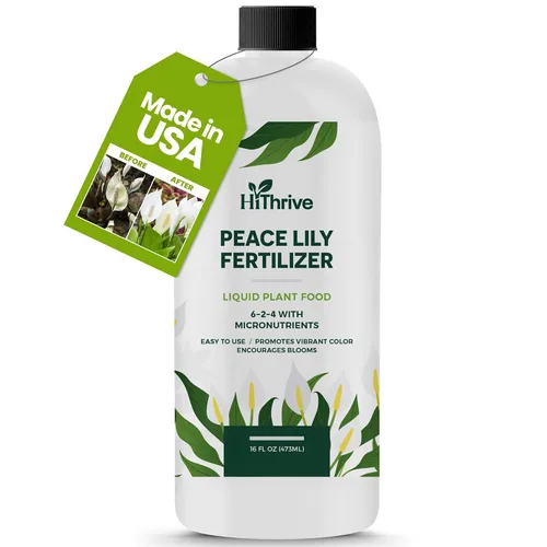 Fertilizante líquido para plantas de lirio de la paz de 16oz - Produce 96 galones de fertilizante para lirio de la paz - Alimento líquido rico en