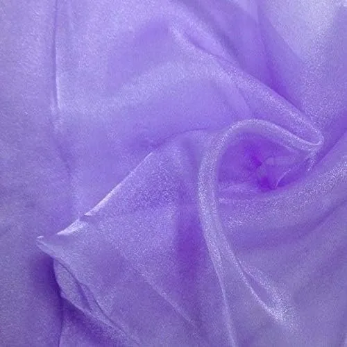 Miniatura 7 de Valentina Textile Inc, Tela de organza transparente brillante para moda, manualidades, decoración, 60 pulgadas de ancho (1 yarda, aguamarina)