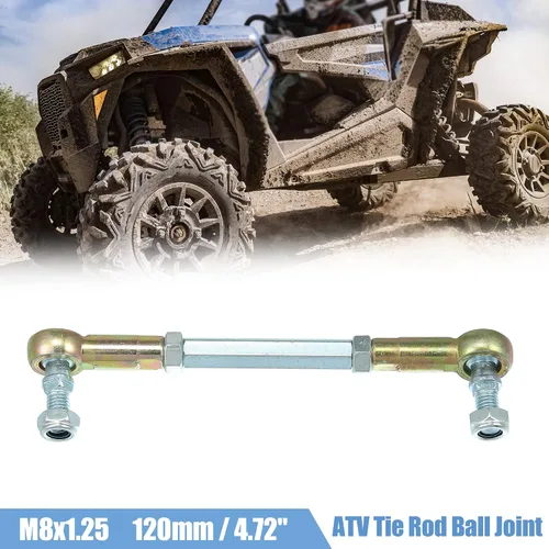 Miniatura 2 de X AUTOHAUX M8 120mm Junta Esférica de Barra de Dirección para ATV de 50 cc, 70 cc, 90 cc, 110 cc, 125 cc, 150 cc, 200 cc, 250 cc Cuadriciclo