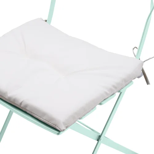 Miniatura 2 de Grand patio Juego de muebles plegables de 3 piezas para exteriores con marco de acero de primera calidad, diseño portátil para bistró y balcón Verde