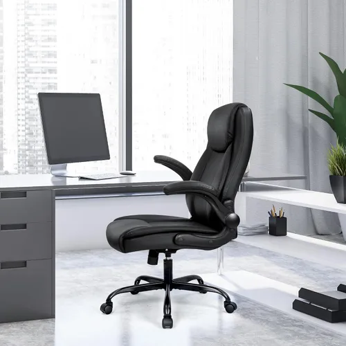 Miniatura 2 de NEO Chair Silla ergonómica de oficina ejecutiva para computadora de escritorio, soporte de respaldo alto, cómodo asiento abatible, altura ajustable