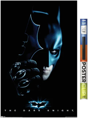 Miniatura 19 de Trends International DC Comics Movie - Póster de pared de Batman con Batarang, 14.725 x 22.375 pulgadas, versión enmarcada de madera de granero