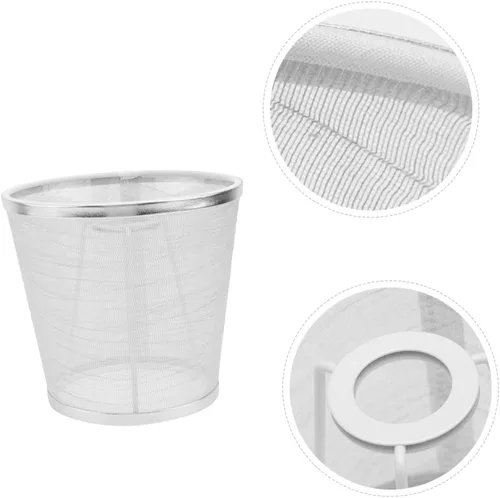 Miniatura 7 de Veemoon Persianas de repuesto para candelabro, pantalla decorativa transparente, cubierta de luz de rosca plateada para el hogar, tela elegante