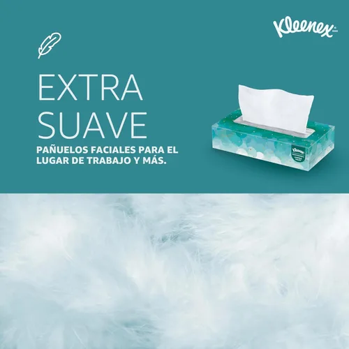 Miniatura 6 de Kleenex - Cubo de pañuelos faciales profesionales para negocios, cajas de pañuelos planos