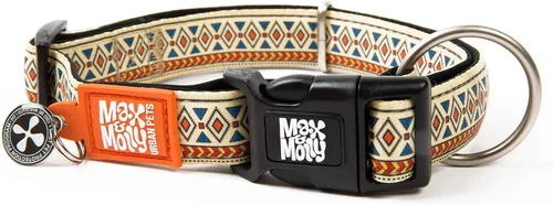 Miniatura 18 de Max & Molly Urban Pets Smart ID - Collar para perro con etiqueta de seguridad QR Gotcha! para mascotas y perfil de mascota personalizado, neopreno