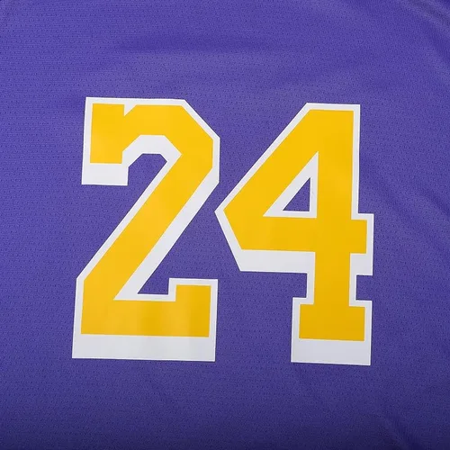 Miniatura 5 de #24 - Camiseta de baloncesto sin mangas y pantalones cortos deportivos con muñequeras para fanáticos, niños, jóvenes