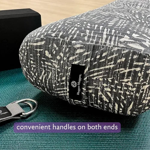 Miniatura 7 de Hugger Mugger Soporte estándar para yoga - Firme, de apoyo, hecho a mano, duradero Aguamarina
