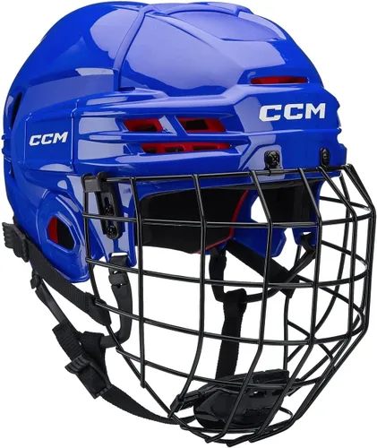 Miniatura 2 de CCM Tacks 70 - Casco de hockey con rejilla de protección, Senior