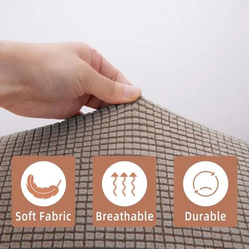 Miniatura 4 de RunNico Fundas de Cojines para Comedor de RV - Fundas Elásticas para Cojines de Camper - Protector de Muebles de Sofá Loveseat Extensible para RV