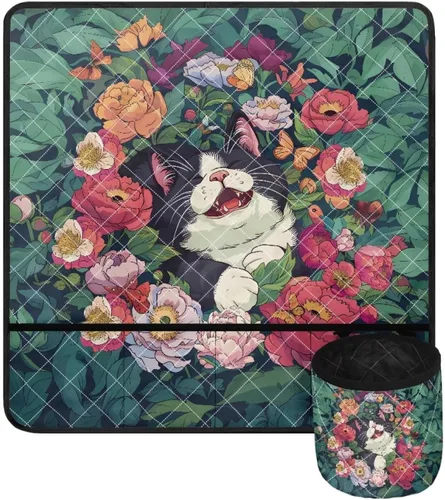 Miniatura 46 de Tapetes para máquina de coser de girasol y colibrí para mesa con bolsillos, para máquinas de coser de Acción de Gracias, alfombrillas para reducir