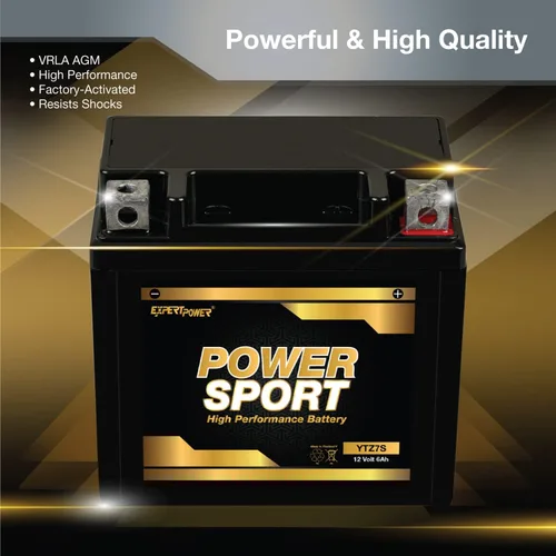 Miniatura 4 de ExpertPower YTZ7S - Batería de motocicleta de 12 V, 6 Ah, 160 CCA SLA AGM, baterías de repuesto para Raptor, YFZ450R, KLX450R, 50cc S Ruckus Scooter