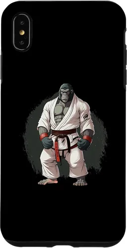 Miniatura 10 de iPhone 11 Gorilla In Judo Uniforme - Estuche japonés de artes marciales