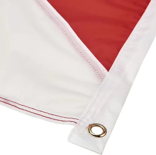 Miniatura 4 de 2 banderas de buceo con ojales dorados de 20 x 24 pulgadas, nailon de doble costura, banderas de buceo rojas y blancas para buceo, pesca submarina