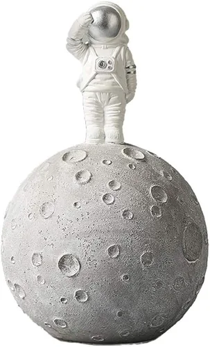 Miniatura 7 de Gaolinci Astronaut & Planet - Banco de monedas, caja de dinero, alcancía, decoración del hogar