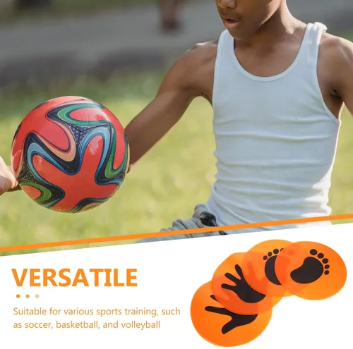 Miniatura 9 de Baluue 2 pares de marcadores de entrenamiento de fútbol, marcadores puntuales, fútbol, baloncesto, deportes, velocidad, agilidad, entrenamiento