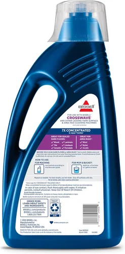 Miniatura 2 de Bissell Solución Multisuperficie, para uso en CrossWave y otros limpiadores líderes de superficies duras y alfombras de área, 80 oz, disuelve