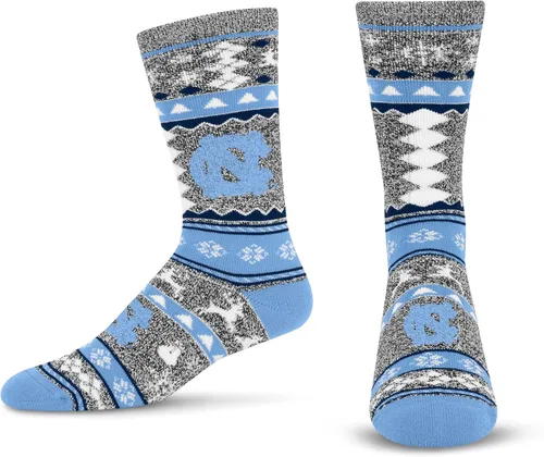 Miniatura 8 de For Bare Feet Ugly Holiday Sweater Crew Sock NCAA