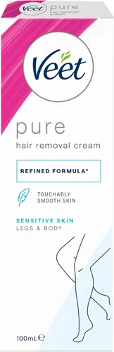 Miniatura 2 de Veet Crema Depilatoria Piel Sensible con Aloe Vera y Vitamina E (3.4 fl oz)