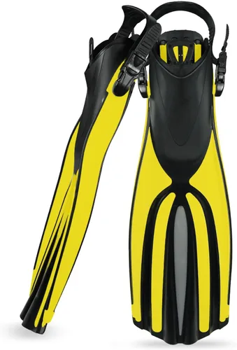 Miniatura 8 de TUDIVING -Aletas de buceo Aletas largas de silicona Equipo de natación Aletas de snorkel Nuevas aletas de buceo profesional Adultos Hombres Mujeres