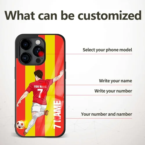 Miniatura 5 de Fundas de teléfono personalizadas con nombre personalizado para iPhone 11, 12, 13, 14 Pro 15, 16 Pro Max Plus Mini, para Samsung Galaxy S22 23 24 25