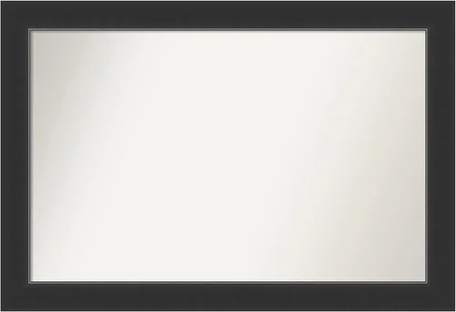Miniatura 313 de Amanti Art Espejo personalizado, espejo de baño negro Astor, espejo de pared o espejo de tocador de baño sobre el fregadero (25 x 25 pulgadas)