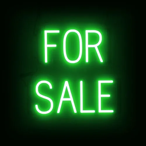 Miniatura 11 de SpellBrite Letrero de venta para empresas Señales relacionadas con la venta con aspecto de neón, luces LED blancas 16.3 x 6.3 pulgadas Blanco