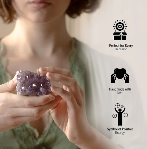 Miniatura 4 de YATSKIA Árbol de amatista - Árbol de cristal - Decoración de cristales de Feng Shui - Decoración púrpura - Cristales espirituales - Meditación