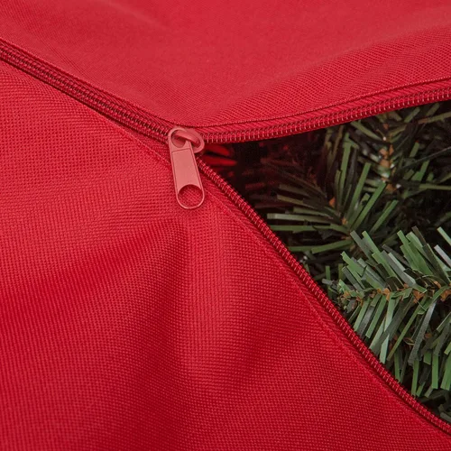 Miniatura 7 de Simplify Bolsa de almacenamiento para decoración navideña, organizador de decoraciones navideñas, sostiene árboles artificiales de hasta 6 pies
