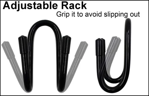Miniatura 2 de YYST Soporte Flexible para Casco Duro Sobre el Asiento, Soporte Portador del Asiento Trasero, Colgador de Reposacabezas, Gancho de Reposacabezas