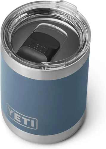 Miniatura 11 de Yeti Rambler Vaso corto de 10 onzas con aislamiento térmico al vacío, de acero inoxidable, con tapa MagSlider Rosa arenisca.