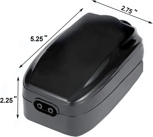 Miniatura 2 de AQUANEAT Aquarium Air Pump, 100 Gal Fish Tank Air Pump, Hydroponic Oxygen Aerator with Airline Tubing, Bubbler Stones, Check Valve
