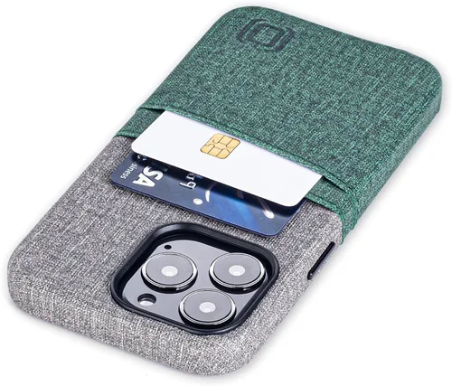 Miniatura 21 de Dockem Funda tipo cartera para iPhone 13 con placa metálica integrada para montaje magnético y 2 bolsillos para tarjetas de crédito: Luxe M2, piel