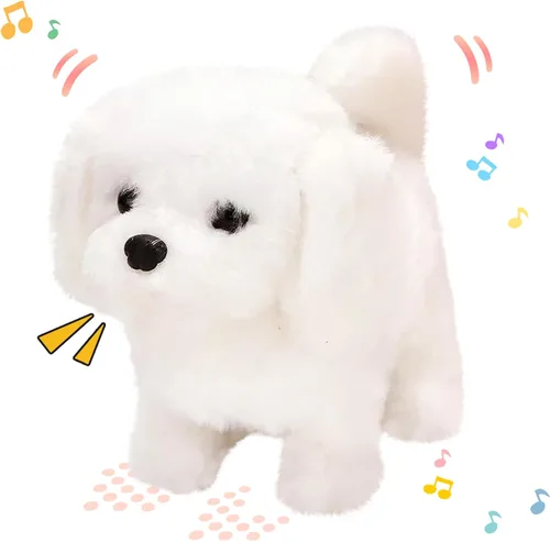 Miniatura 28 de Hopearl - Juguete de peluche electrónico interactivo de unicornio con sonidos y movimientos, camina y tiene un cuerno luminoso; regalo para niños