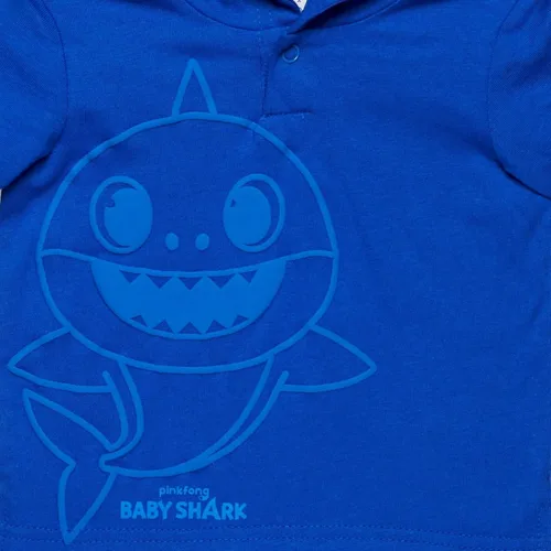 Miniatura 8 de Pinkfong Conjunto de camiseta y pantalones cortos de rizo francés para bebé Shark Mommy Shark para recién nacido a niño pequeño