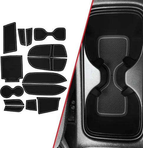 Miniatura 49 de CupHolderHero Compatible con accesorios Honda CR-V 2017-2022 – Insertos de portavasos antipolvo antideslizantes personalizados de alta calidad, Rojo